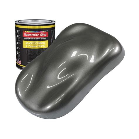 dark charcoal gray metallic paint